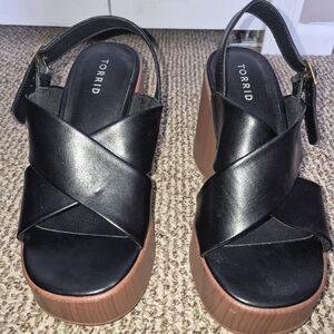 Torrid Black Women's Platform Sandals